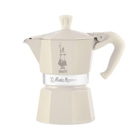 Bialetti Cafetière Moka 3 tasses - Collection Winter Wonderland - Couleur crème