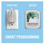 Febreze 3Volution 4 Kits Et 4 Recharges Diffuseur Parfum Maison Électrique, Jasmine Blanc, Désodorisant Smart Programming, Élimi
