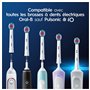 Oral-B Pro 3D White Brossettes Pour Brosse À Dents, Pack De 8 Unités, Convient À Une Boîte Aux Lettres