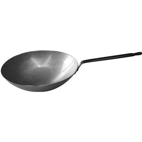 Pintinox Wok en fer de 34 cm de diamètre - Série Excalibur - Induction