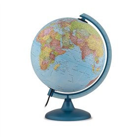 Tecnodidattica – Globe Lumineux Night&Day | Cartographie Double Effet Politique et Constellations | Pivotant sur son Axe | Mérid