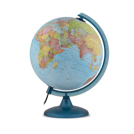 Tecnodidattica – Globe Lumineux Night&Day | Cartographie Double Effet Politique et Constellations | Pivotant sur son Axe | Mérid