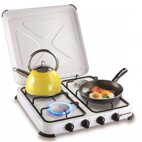 Kemper 104983 Réchaud 4 Feux avec Couvercle