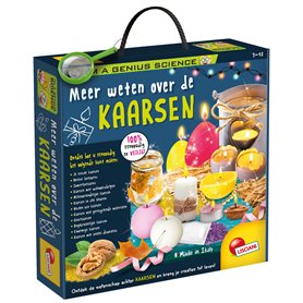 LISCIANI - Je suis un Genie L'Atelier de Bougies - Kit d'Expérience Scientifique et Créative pour Enfants de 8 Ans et Plus - Fab