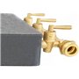 FOKER-Réchaud à Gaz en Fonte ，3 Robinets-28/37Mbar / 42 x 33 x 20,5 cm