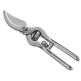 AUSONIA - SÉCATEUR PROFESSIONNEL FORGÉ DE 19 CM AVEC MANCHE POLI ET NICKELÉ