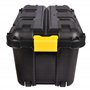 Tontarelli Boîte de rangement à roulettes 50 l avec couvercle empilable