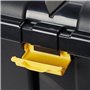 Tontarelli Boîte de rangement à roulettes 50 l avec couvercle empilable
