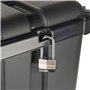 Tontarelli Boîte de rangement à roulettes 50 l avec couvercle empilable