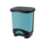 Tontarelli Poubelle de collection différenciée Idea Dauphin Noir 18 litres