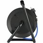 Electraline 29010 Rallonge Prolongateur électrique Outdoor Profesionnelle avec Enrouleur 25M, Câble spécial AT-N05V3V3-F 3G1.5, 
