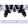 Cozyroomy Pédales de vélo avec des Clip et des Courroies. Convient aux vélos rotatifs, aux vélos d'exercice, Vélo Stationnaire e