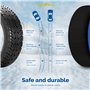 Chaussettes de neige GoodYear Star Gripper homologuées Italie EN 16662-1:2020 Deux chaînes à neige en tissu pour voiture. Snow S