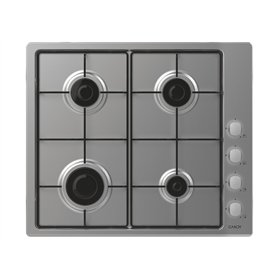 CANDY Plaque de Cuisson Gaz Inox CHW6LX - 4 Brûleurs