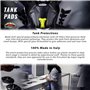 4R Quattroerre.it 18145 Protège-réservoir adhésif 3D pour Moto Yamaha R1 Noir