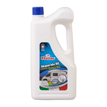 Rhutten 180311 Liquide WC Chimique akqua Bleu 2 litres
