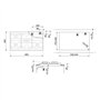 Smeg SRV 596 GH5 Plaque de Cuisson Gaz Intégrable 88,5 cm Inox