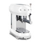 Smeg ECF01WHEU - Machine à café espresso - 1350W - Blanc