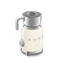 Smeg MFF01CREU Mousseur à Lait électrique, Acier allié, Ivoire