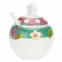 THUN Sucrier avec cuillère à café en porcelaine Florianne printemps