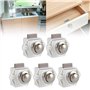 Beenle-Icey 5 pièces Push Lock Serrure pour meubles Camping, Caravan Barca Bouton interrupteur pour armoires tiroirs Push Lock p