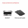 Braun MultiGrill 7 CG 7040, Appareil Panini Électrique avec Contrôle Électronique, 2 Thermostats Indépendants, 3 Positions de Cu
