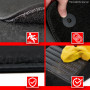 MTM SP-2648 Tapis sur Mesure en Velour pour Peugeot 206 2007>2013, black