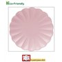 Ciao Kit Table Fête Party Flower Shape pour 8 Personnes (44 pièces: 8 Assiettes Ø23cm, 8 Assiettes Ø18cm, 8 gobelets 200ml, 20 S