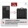Atlantis A03-OP3002P Pro Onduleur (UPS) Online Double Conversion et Pure sinusoïde avec Une Puissance de 3000VA 2700W, Tour d'af