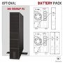 Atlantis A03-OP3002P Pro Onduleur (UPS) Online Double Conversion et Pure sinusoïde avec Une Puissance de 3000VA 2700W, Tour d'af