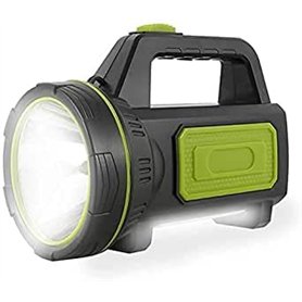 Lampe de poche LED rechargeable avec lumière latérale haute performance 13500 lumens 6000 mAh Batterie portable et étanche pour