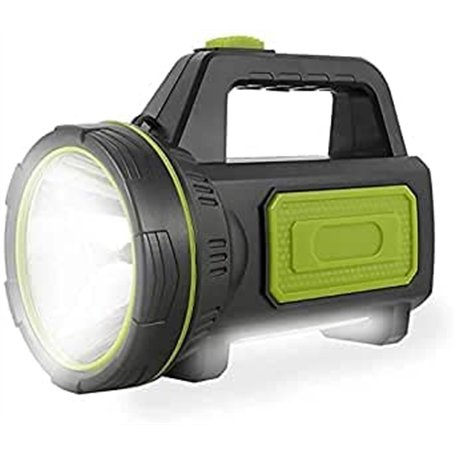 Lampe de poche LED rechargeable avec lumière latérale haute performance 13500 lumens 6000 mAh Batterie portable et étanche pour