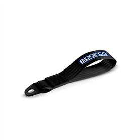 sparco Sangle de Remorquage Performance - Noir - Max. 2000kg - Trou de 16mm