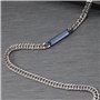 Maserati Maserati Collier Homme, Collection JEWELS, en Acier, diamants, PVD bleu - JM221ATY02