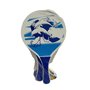 Raquettes de Plage avec Balle Plage Tennis Attrape la pagaie 38 cm Raquettes de Plage en Bois colorées avec Balle, Beach Pool Po