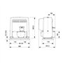 motorisation pour portail coulissant - came bx 230v - came 801ms-0030