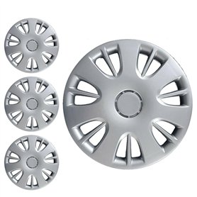 Lot de 4 enjoliveurs de roue 15 pour Opel Corsa