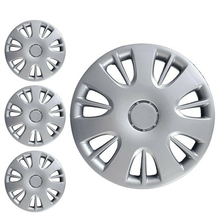 Lot de 4 enjoliveurs de roue 15 pour Opel Corsa