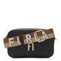 Furla Primula Mini Crossbody Bag Webb Nero + Corda Naturale