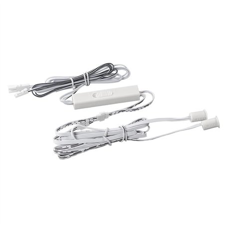 Kit capteur d'ouverture porte et mouvement mains 2 en 1 avec capteur pour bande de bande de barre LED blanche