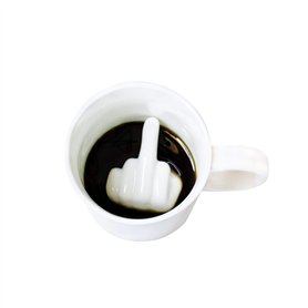 I-TOTAL® - Tasse en céramique thé/café avec dessins 3D intérieurs 9 x 8