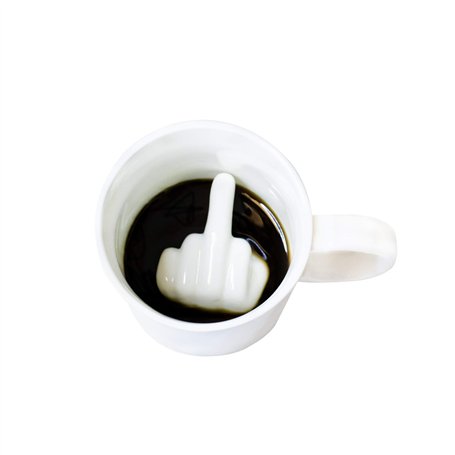 I-TOTAL® - Tasse en céramique thé/café avec dessins 3D intérieurs 9 x 8