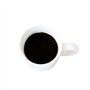 I-TOTAL® - Tasse en céramique thé/café avec dessins 3D intérieurs 9 x 8,5 x 9 cm (MIDDLE FINGER) 300 ml