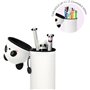 LEGAMI Lot de 10 stylos gel effaçables avec encre thermosensible, trousse Panda 2-en-1, gamme de couleurs d'encre - Design cylin