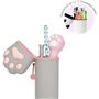 LEGAMI - Lot de 7 stylos gel effaçables + trousse 2 en 1 – avec encre effaçable thermosensible, gamme de couleurs d'encre et des