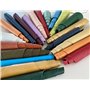 IPEA 1 kg Chutes de Cuir Colorés - Découpes Colorés de Vraie de Couleurs Mélangées en Tailles Aléatoires - Pièces de Cuir de For