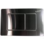Réservoir caché compléte pour cuvette au sol avec plaque de commande en acier inoxydable double bouton