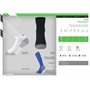 R-evenge Chaussettes Techniques Adultes Chaussettes Montagne Running Fitness Multisport Moyen Blanc (L/XL)