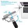 Cable Technologies Câble de sécurité Nano en acier antivol 180 cm pour ordinateur portable, fente de sécurité Kensington Nanosav