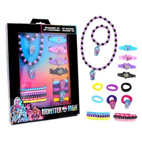 Joytoy Monster High Kit d'accessoires avec Bijoux et Accessoires pour Cheveux